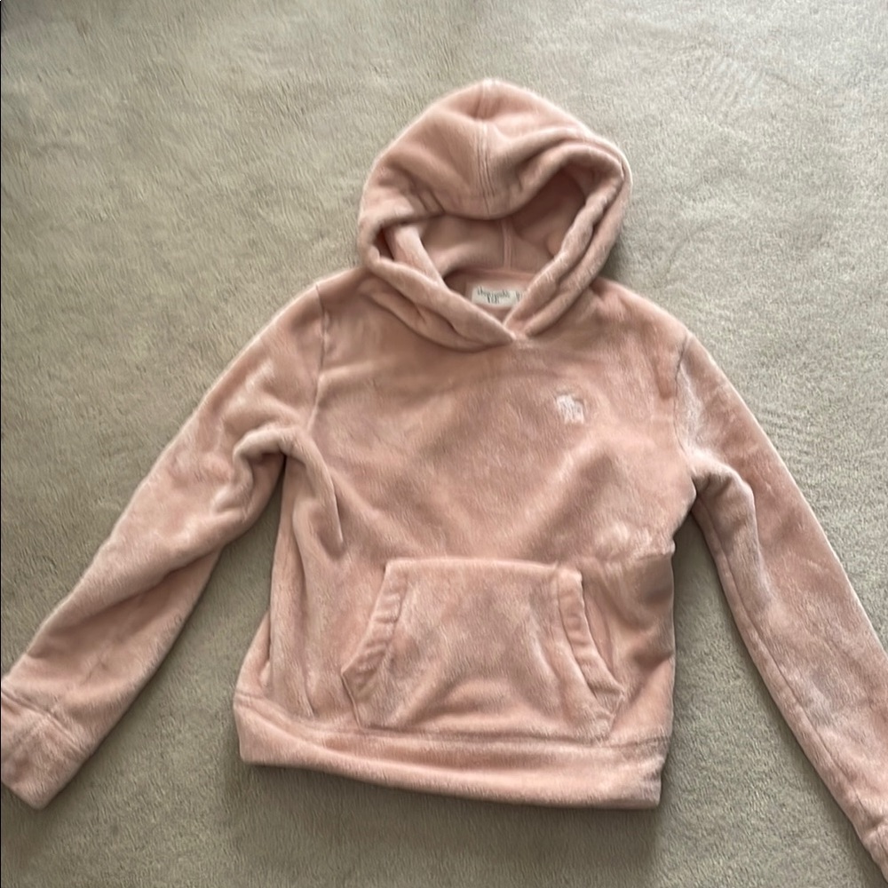 Abercrombie Pink Fleece Hoodie for Kids